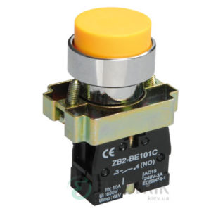 Кнопка управления LAY5-BL51 без подсветки желтая 1з, IEK
