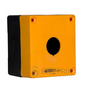 Корпус поста управления 1-местный HJ9-1 желтый, АСКО-УКРЕМ
