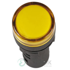 Лампа AD-16DS LED-матрица d16 мм желтая 36В AC/DC, IEK