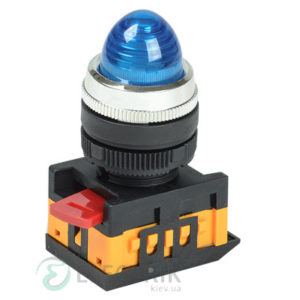 Лампа AL-22 неон d22 мм синяя 240В цилиндр, IEK