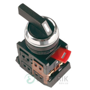 Переключатель ALCLR-22 черный на 3 фиксированных положения I-O-II 1з+1р, IEK