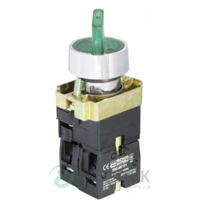 Переключатель на 2 положения с подсветкой зеленый XB2-BK2365, АСКО-УКРЕМ