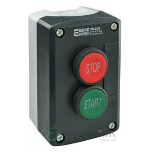 Пост кнопочный двухместный «ПУСК-СТОП» XAL-D215, АСКО-УКРЕМ