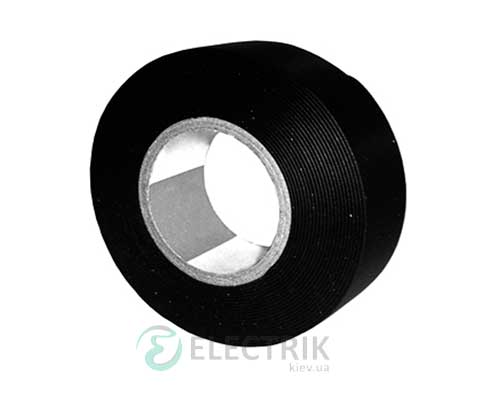 Самовулканизирующаяся изолента 0.8×25 мм (5 м) черная e.tape.sf.5.black, E.NEXT