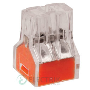 Строительно-монтажная клемма СМК 773-324 оранжевая, IEK