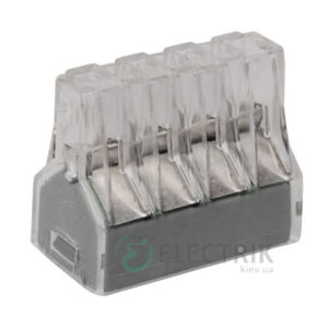 Строительно-монтажная клемма СМК 773-328 серая, IEK