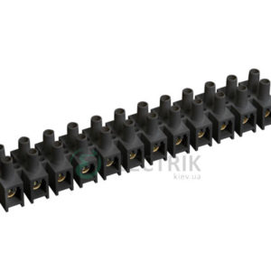 Зажим винтовой ЗВИ-3 1,0-2,5 мм² полистирол черный, IEK