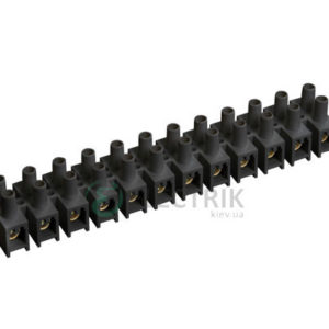 Зажим винтовой ЗВИ-80 10-25 мм² полистирол черный, IEK