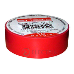 Изолента 0,2×19 мм красная (10 м) e.tape.pro.10.red, E.NEXT
