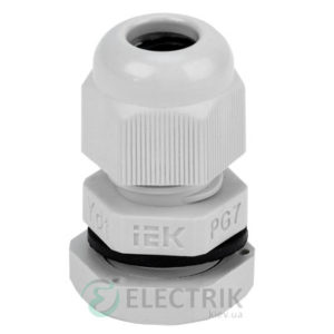 Сальник PG 7 диаметр кабеля 5-6 мм IP54, IEK