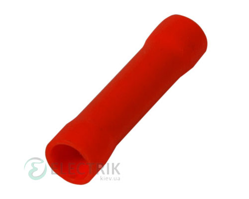 Гильза соединительная изолированная 1.5-2.5 мм² красная (упаковка 100 шт.) e.splice.stand.bv.2.red, E.NEXT