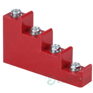 Изолятор ступенчатый ИС4-20 (М6) силовой с болтом, IEK