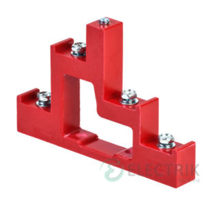 Изолятор ступенчатый ИС4-25/1-15 (4×М6; 1×М5) силовой с болтом, IEK
