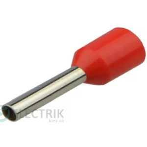 Наконечник E1008 (HT 1.0-08) трубчатый в изоляции (упаковка 100 шт.), АСКО-УКРЕМ