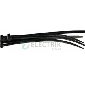 Хомут кабельный 120×2,5 мм черный (упаковка 100 шт.), АСКО-УКРЕМ