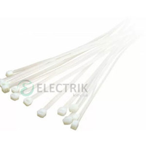 Хомут кабельный 500×6,5 мм белый (упаковка 100 шт.), АСКО-УКРЕМ