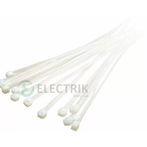 Хомут кабельный 80×2,5 мм белый (упаковка 100 шт.), АСКО-УКРЕМ