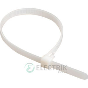 Хомут кабельный 8,8×650 мм нейлон белый (упаковка 100 шт.), IEK