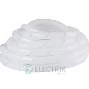 Спиральная обвязка для провода ∅22-350 мм SWB-30 белая (10 м), АСКО-УКРЕМ