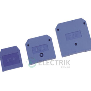 Заглушка для зажима наборного ЗНИ-16 мм² синяя, IEK