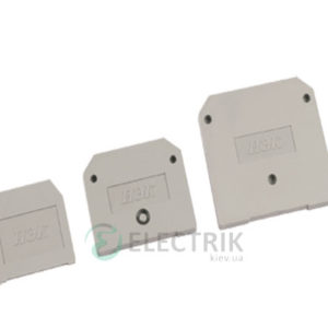 Заглушка для зажима наборного ЗНИ-4 мм² серая, IE