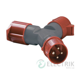 Адаптер двухлучевой ССИ-1012-214 3P+PE 16А 380В IP44, IEK