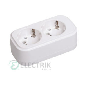 Колодка удлинителя К02 2 места 2P+PE серия CLASSIC, IEK