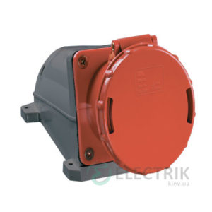 Розетка ССИ-134 стационарная 3P+PE 63А 380В IP54, IEK