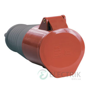 Розетка ССИ-214 переносная 3P+PE 16А 380В IP44, IEK