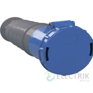 Розетка ССИ-233 переносная 2P+PE 63А 220В IP54, IEK