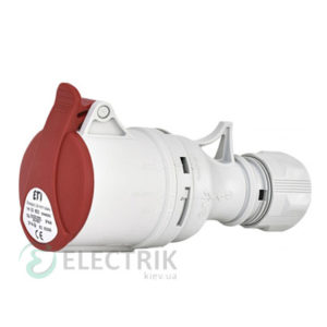 Розетка кабельная ES-1653 IP44 (16А, 400V, 3P+N+PE), ETI (Словения)