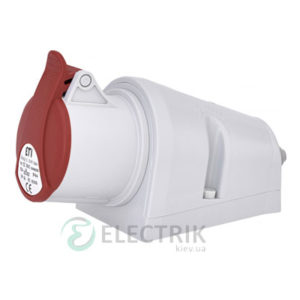 Розетка настенная EZ-1643 IP44 (16A, 400V, 3P+PE), ETI (Словения)