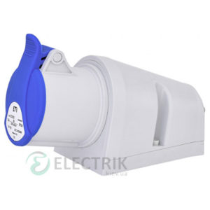 Розетка настенная EZ-3232 IP44 (32A, 230V, 2P+PE), ETI (Словения)