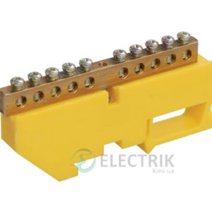Шина нулевая с DIN-изолятором ШНИ-6x9-20-Д-Ж, IEK