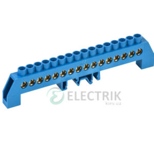 Шина нулевая в комбинированном DIN-изоляторе типа «Стойка» ШНИ-8x12-16-КС-С, IEK