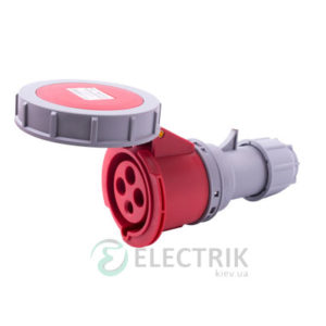 Силовая розетка переносная e.socket.224.32.67 3P+PE 32А 400В IP67, E.NEXT