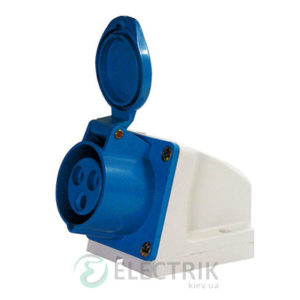 Силовая розетка стационарная e.socket.pro.3.32 (123) 2P+PE 32А 220В IP44, E.NEXT