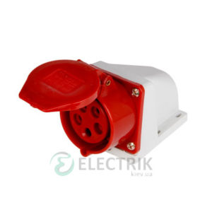 Силовая розетка стационарная e.socket.pro.5.32 (125) 3P+N+PE 32А 380В IP44, E.NEXT