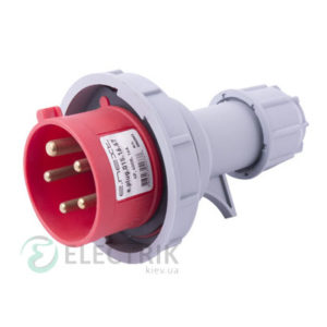 Силовая вилка переносная e.plug.015.16.67 3P+N+PE 16А 400В IP67, E.NEXT