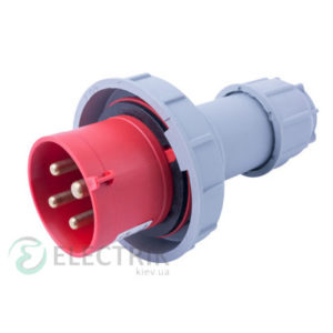 Силовая вилка переносная e.plug.024.32.67 3P+PE 32А 400В IP67, E.NEXT
