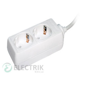 Удлинитель У02 2 места 2P+PE/5 метров 3x1мм² 16А/250В, IEK