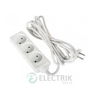 Удлинитель на 3 гнезда 7 м без заземления с защитными шторками e.es.3.7.b, E.NEXT