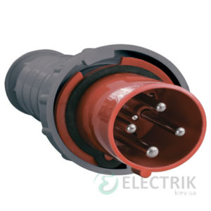 Вилка ССИ-034 переносная 3P+PE 63А 380В IP54, IEK