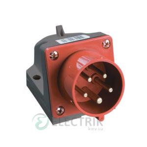Вилка ССИ-515 стационарная 3P+PЕ+N 16А 380В IP44, IEK