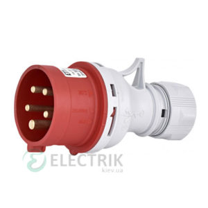 Вилка кабельная EV-1653 IP44 (16A, 400V, 3P+N+PE), ETI (Словения)