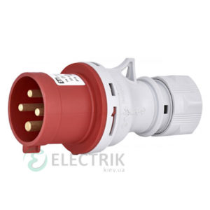Вилка кабельная EV-3243 IP44 (32A, 400V, 3P+PE), ETI (Словения)