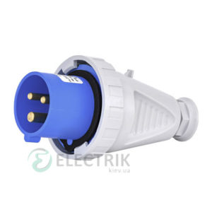 Вилка кабельная EVH-1632 IP67 (16A, 230V, 2P+PE), ETI (Словения)