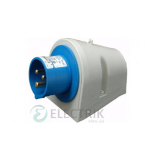 Вилка настенная EP-1632 IP44 (16A, 230V, 2P+PE), ETI (Словения)