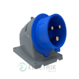 Вилка стационарная ССИ-523 MAGNUM 2P+PE 32А 220В IP44, IEK