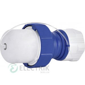 Вилка универсальная EEVG-16 IP67 (16A, 250V, Schuko), ETI (Словения)